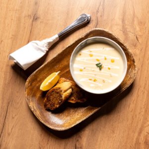 شوربة الذرة بالدجاج